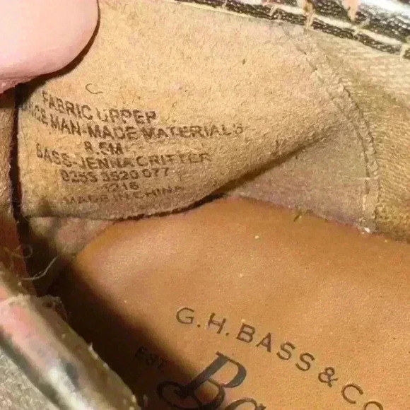 EUC G.H. Bass & Co Cactus Sun Summer Espadrille Loafer Flats Size 8.5 - Picture 8 of 8